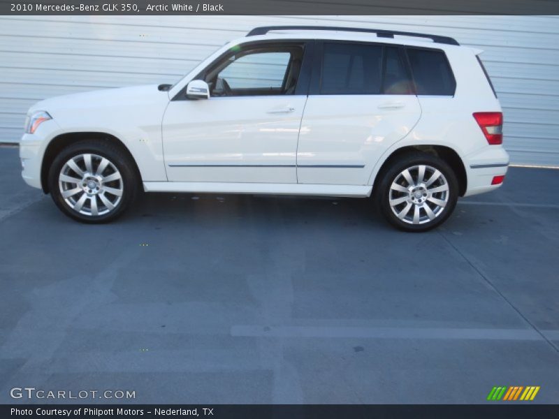 Arctic White / Black 2010 Mercedes-Benz GLK 350