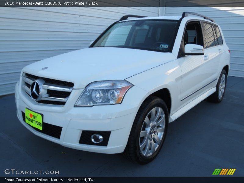 Arctic White / Black 2010 Mercedes-Benz GLK 350