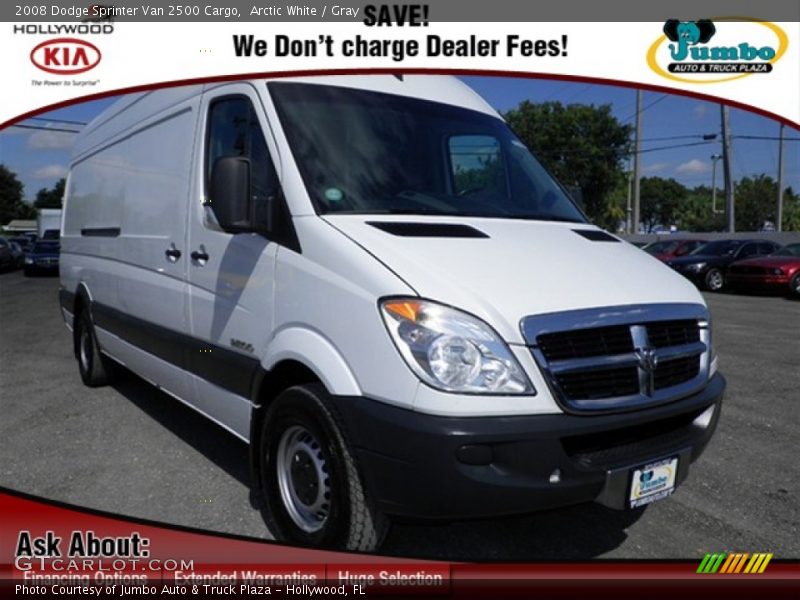 Arctic White / Gray 2008 Dodge Sprinter Van 2500 Cargo