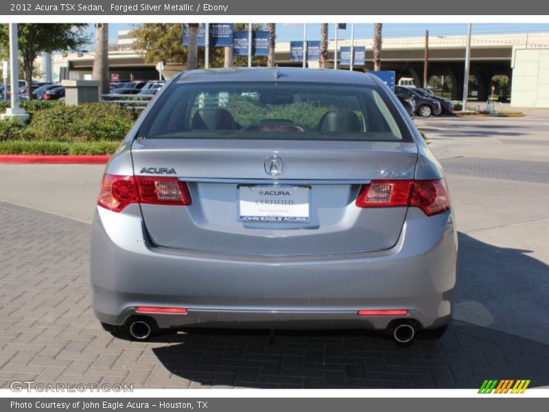 Forged Silver Metallic / Ebony 2012 Acura TSX Sedan