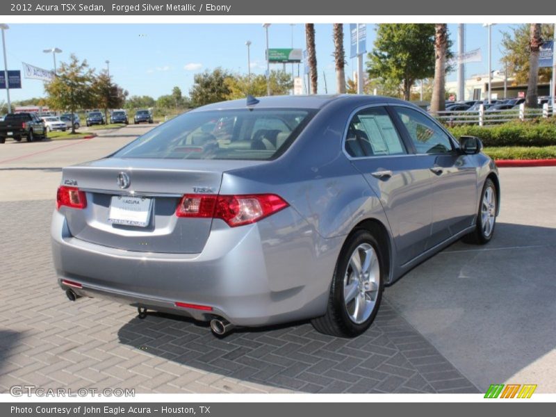 Forged Silver Metallic / Ebony 2012 Acura TSX Sedan