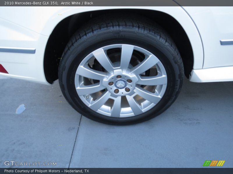 Arctic White / Black 2010 Mercedes-Benz GLK 350