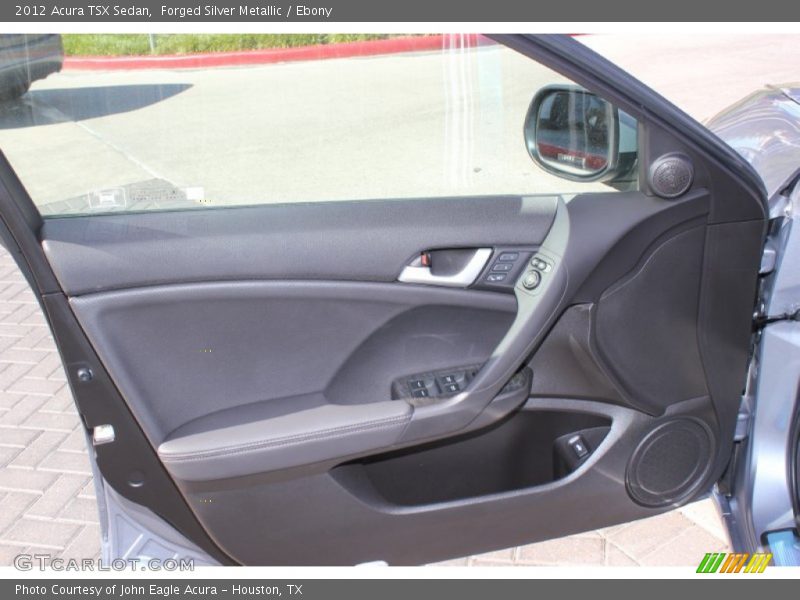 Forged Silver Metallic / Ebony 2012 Acura TSX Sedan