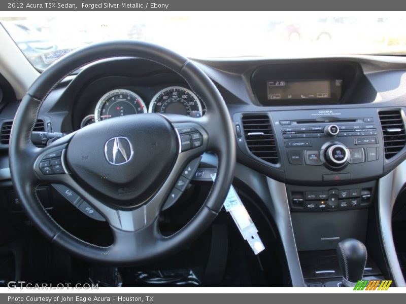 Forged Silver Metallic / Ebony 2012 Acura TSX Sedan