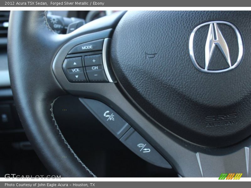Forged Silver Metallic / Ebony 2012 Acura TSX Sedan