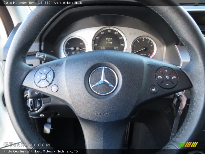 Arctic White / Black 2010 Mercedes-Benz GLK 350