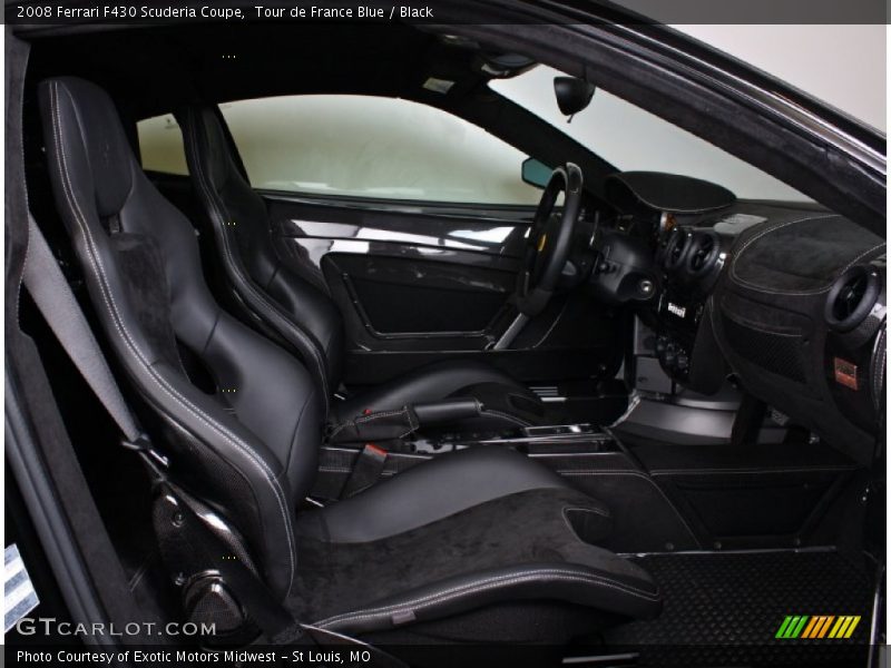  2008 F430 Scuderia Coupe Black Interior