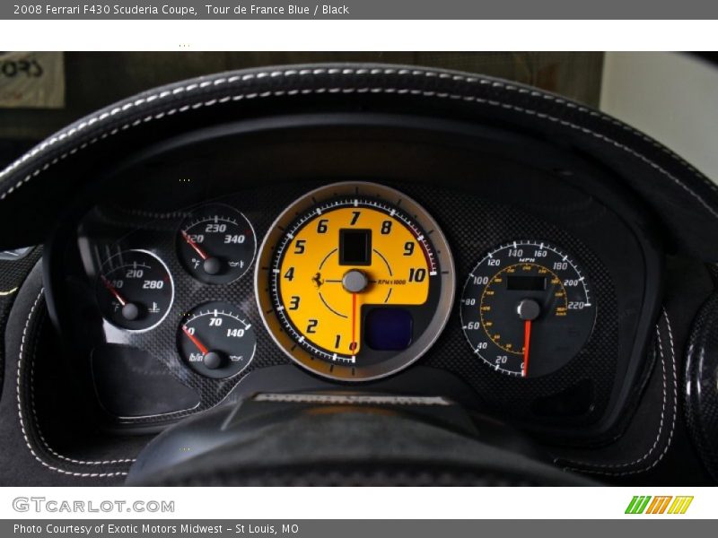  2008 F430 Scuderia Coupe Scuderia Coupe Gauges
