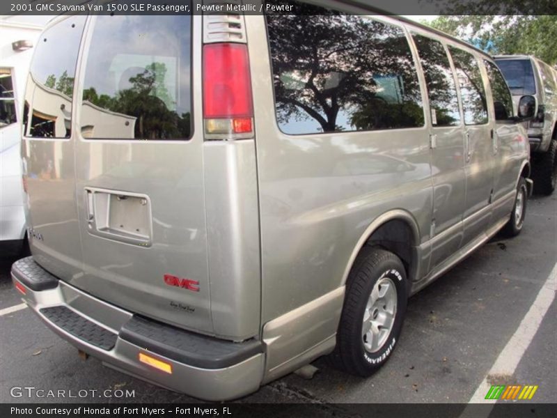 Pewter Metallic / Pewter 2001 GMC Savana Van 1500 SLE Passenger