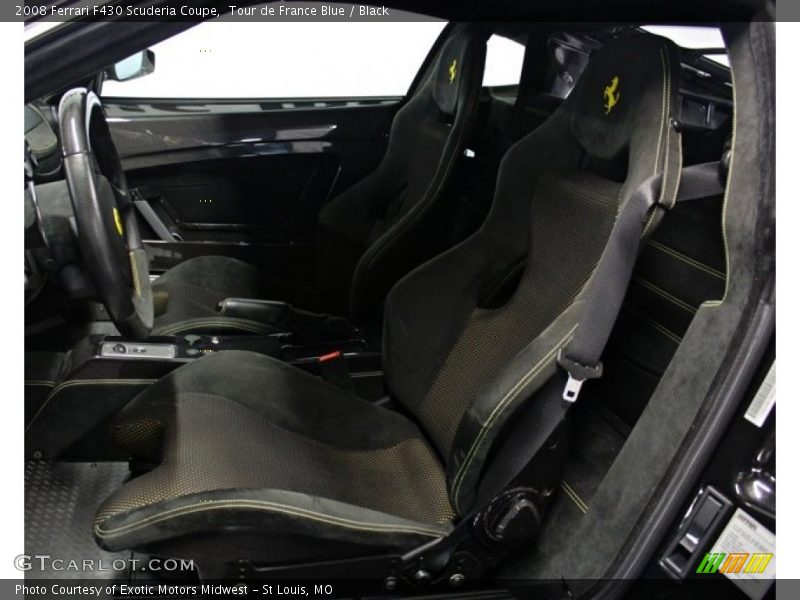Front Seat of 2008 F430 Scuderia Coupe