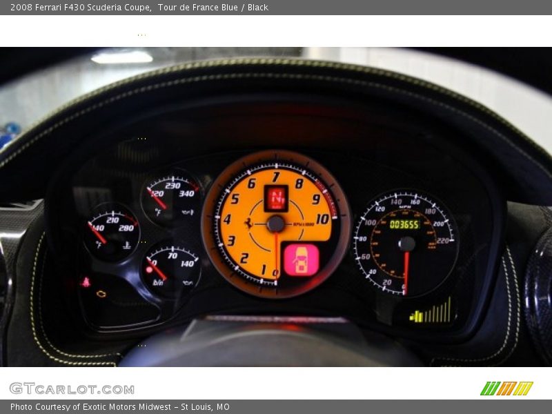  2008 F430 Scuderia Coupe Scuderia Coupe Gauges