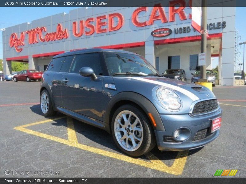 Horizon Blue / Black/Grey 2009 Mini Cooper S Clubman