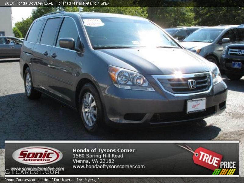 Polished Metal Metallic / Gray 2010 Honda Odyssey EX-L