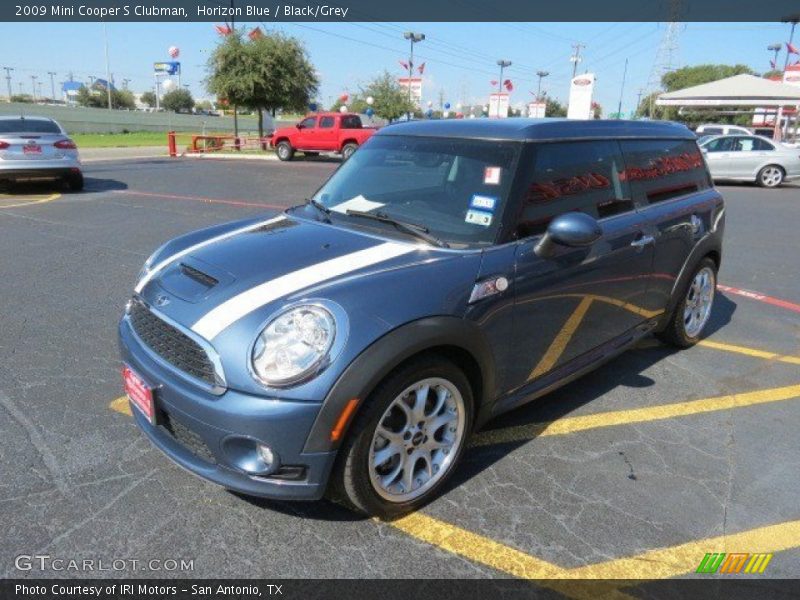 Horizon Blue / Black/Grey 2009 Mini Cooper S Clubman