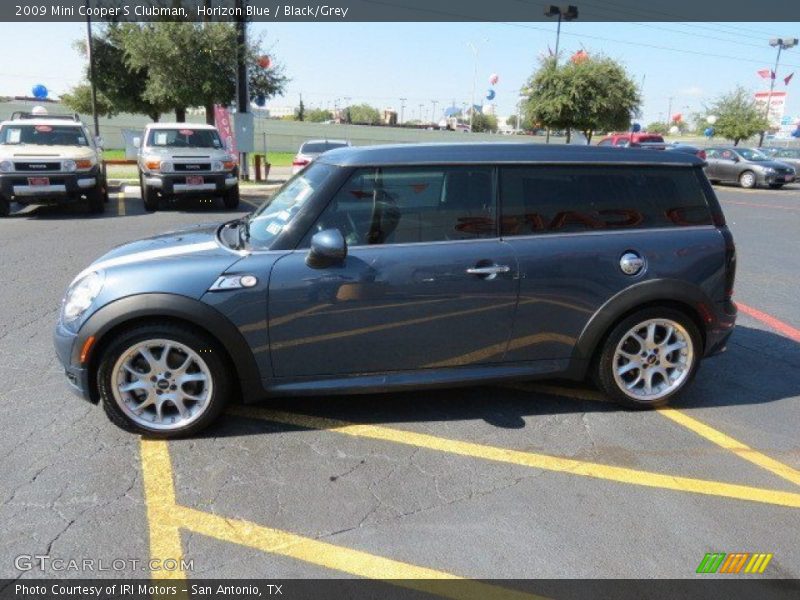 Horizon Blue / Black/Grey 2009 Mini Cooper S Clubman