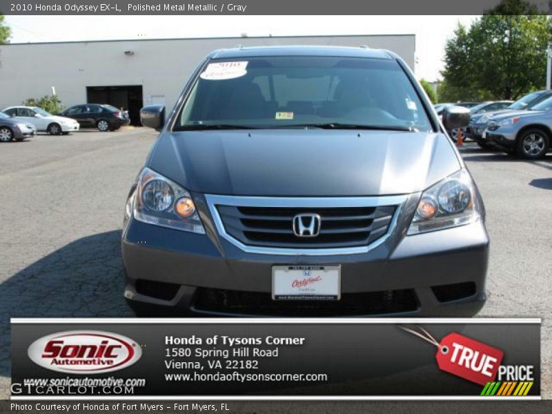 Polished Metal Metallic / Gray 2010 Honda Odyssey EX-L