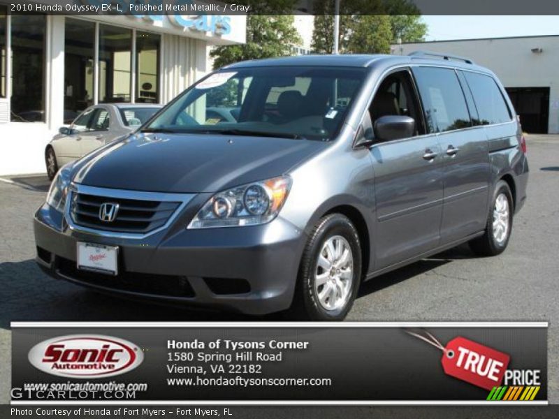 Polished Metal Metallic / Gray 2010 Honda Odyssey EX-L