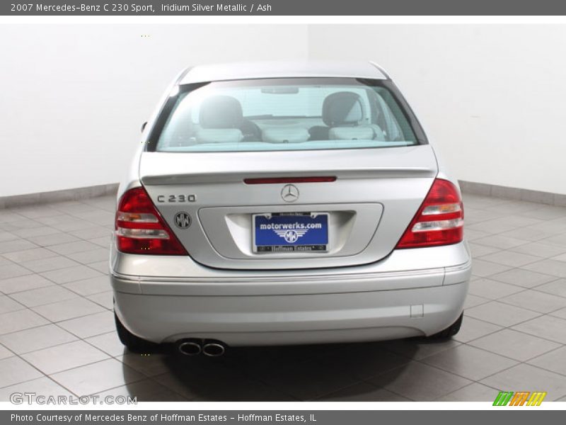 Iridium Silver Metallic / Ash 2007 Mercedes-Benz C 230 Sport