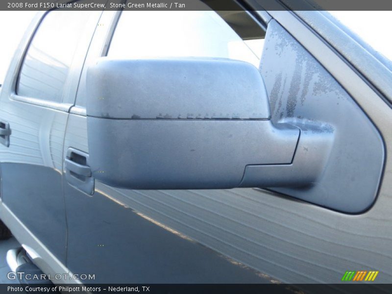 Stone Green Metallic / Tan 2008 Ford F150 Lariat SuperCrew