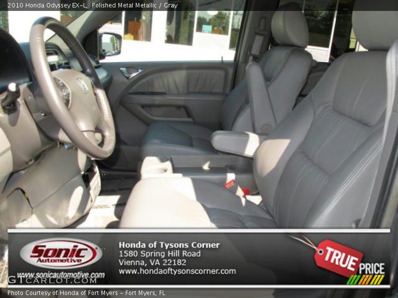 Polished Metal Metallic / Gray 2010 Honda Odyssey EX-L
