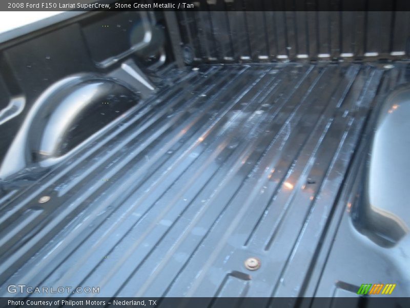 Stone Green Metallic / Tan 2008 Ford F150 Lariat SuperCrew