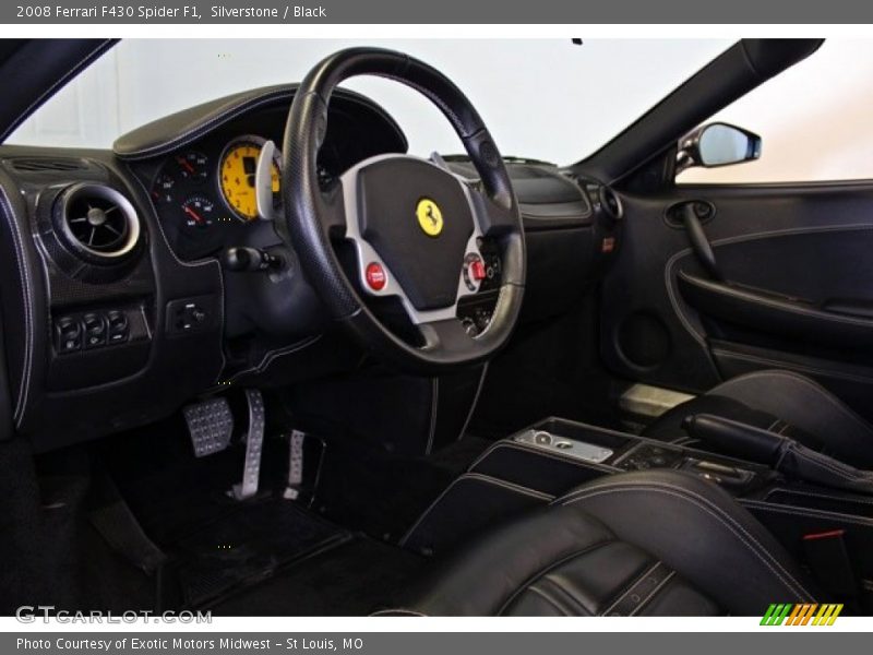  2008 F430 Spider F1 Black Interior