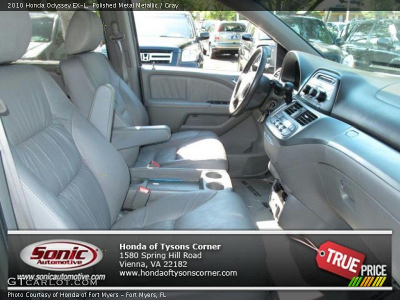 Polished Metal Metallic / Gray 2010 Honda Odyssey EX-L