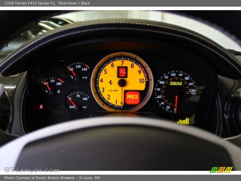  2008 F430 Spider F1 Spider F1 Gauges