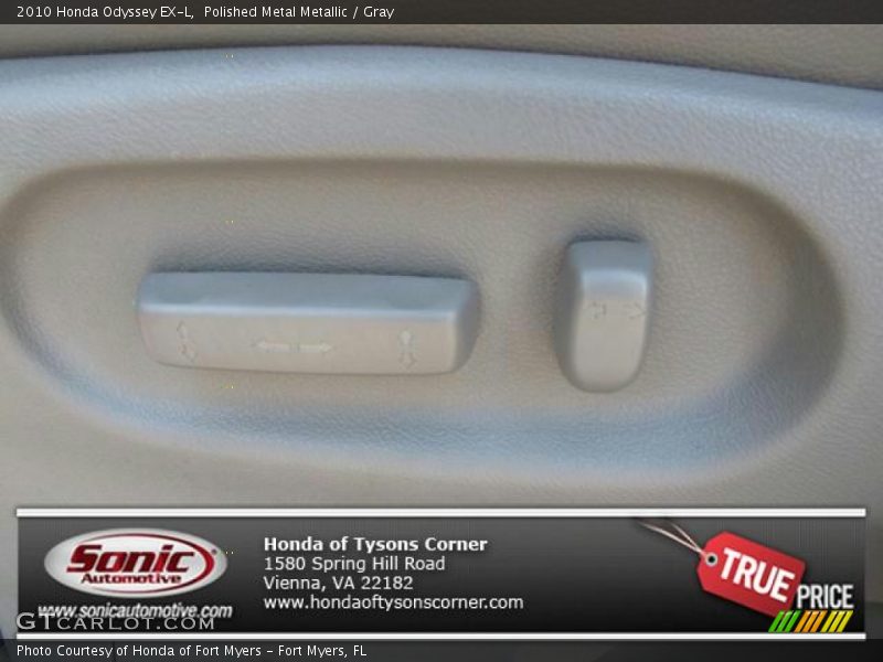 Polished Metal Metallic / Gray 2010 Honda Odyssey EX-L