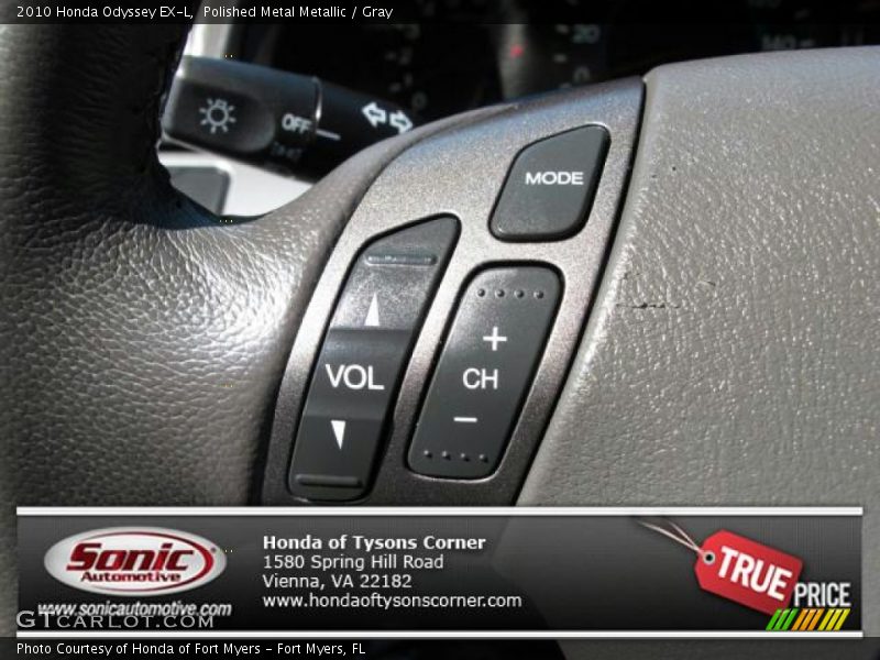 Polished Metal Metallic / Gray 2010 Honda Odyssey EX-L