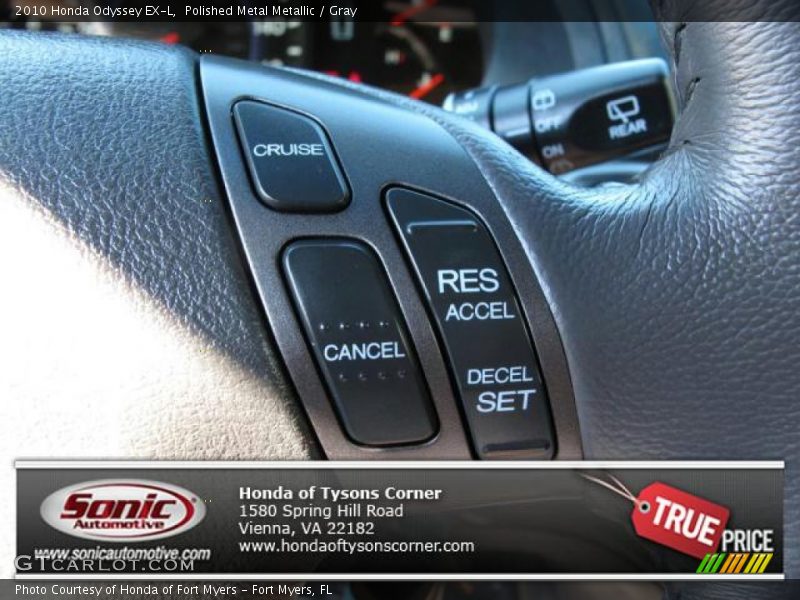 Polished Metal Metallic / Gray 2010 Honda Odyssey EX-L