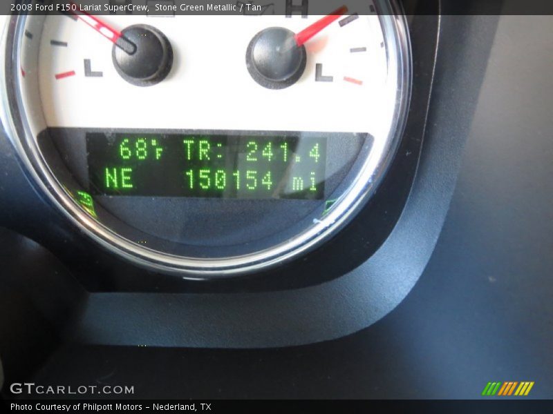 Stone Green Metallic / Tan 2008 Ford F150 Lariat SuperCrew