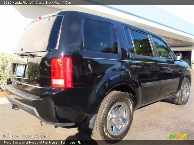 Crystal Black Pearl / Gray 2010 Honda Pilot LX
