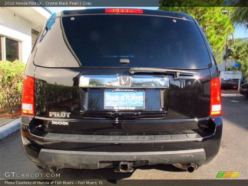 Crystal Black Pearl / Gray 2010 Honda Pilot LX
