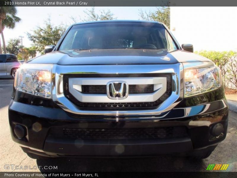 Crystal Black Pearl / Gray 2010 Honda Pilot LX