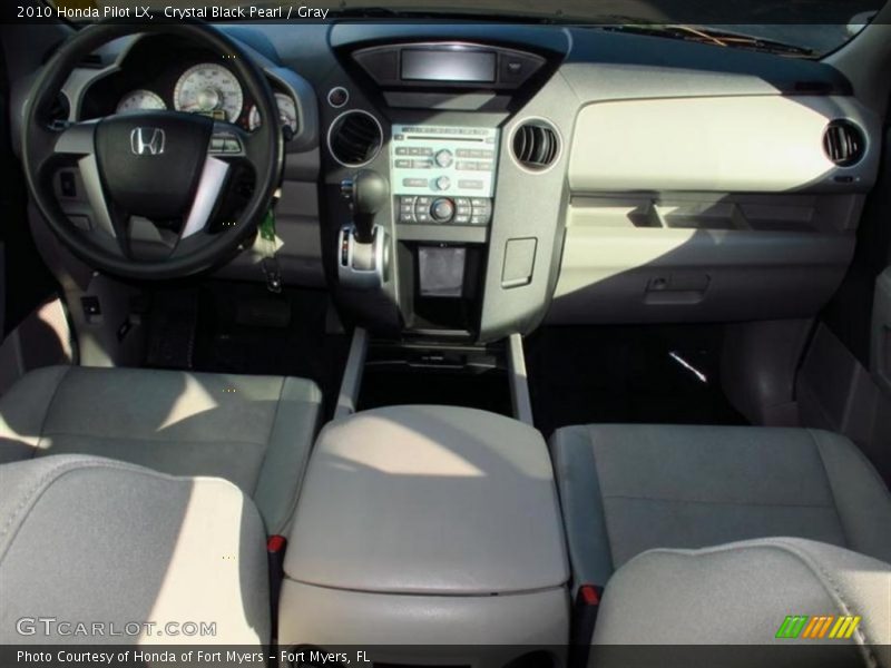 Crystal Black Pearl / Gray 2010 Honda Pilot LX