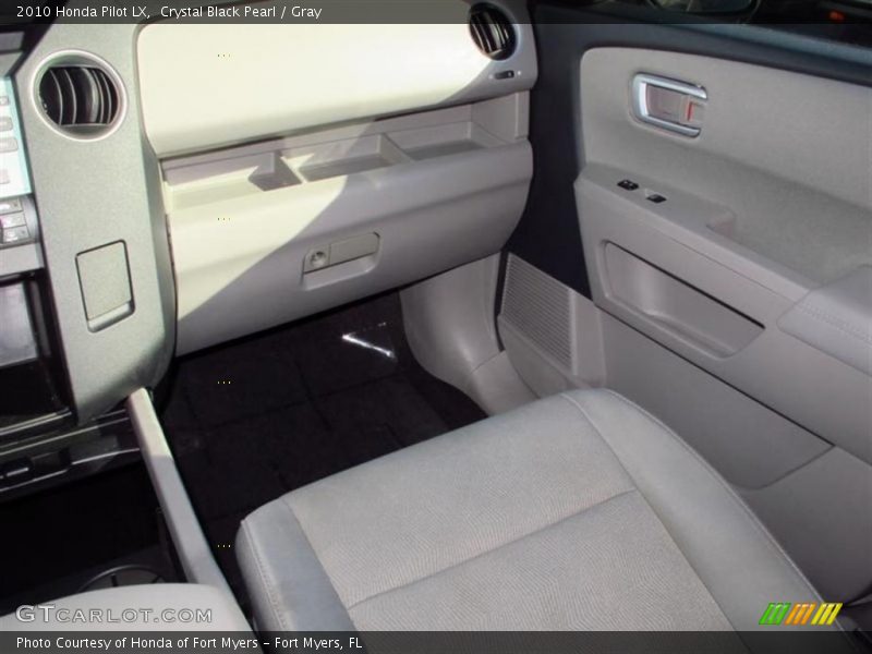 Crystal Black Pearl / Gray 2010 Honda Pilot LX