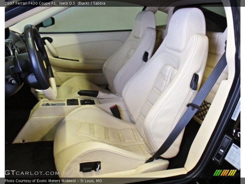 Front Seat of 2007 F430 Coupe F1