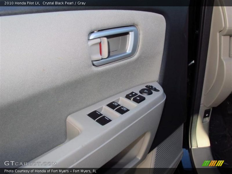 Crystal Black Pearl / Gray 2010 Honda Pilot LX