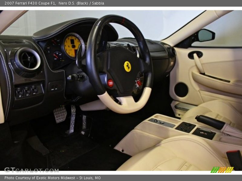  2007 F430 Coupe F1 Sabbia Interior