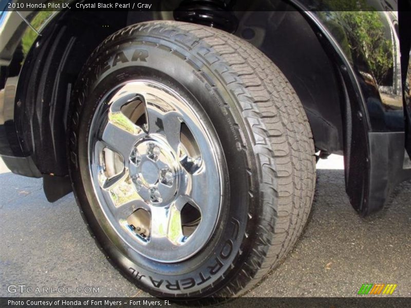 Crystal Black Pearl / Gray 2010 Honda Pilot LX