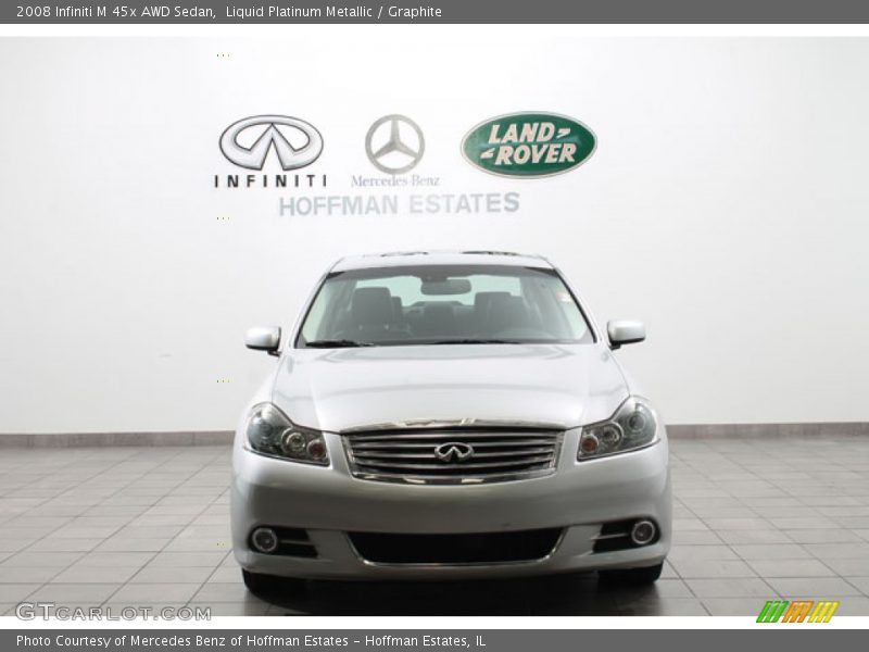 Liquid Platinum Metallic / Graphite 2008 Infiniti M 45x AWD Sedan