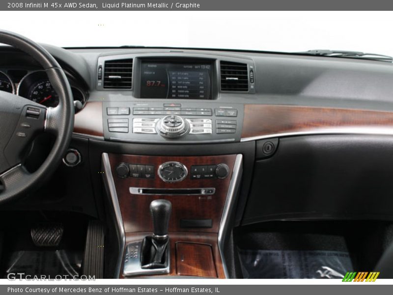 Liquid Platinum Metallic / Graphite 2008 Infiniti M 45x AWD Sedan