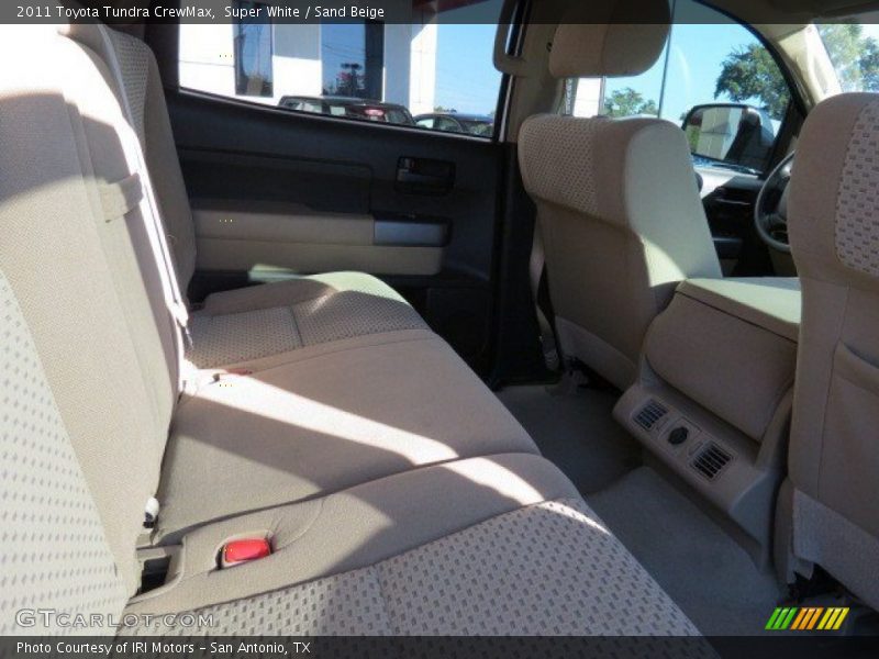 Super White / Sand Beige 2011 Toyota Tundra CrewMax