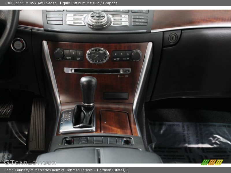 Liquid Platinum Metallic / Graphite 2008 Infiniti M 45x AWD Sedan