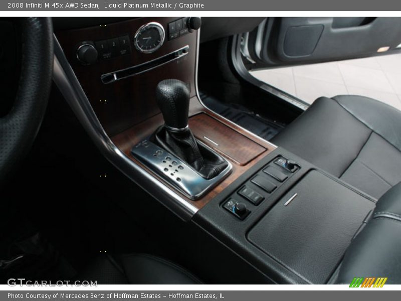 Liquid Platinum Metallic / Graphite 2008 Infiniti M 45x AWD Sedan