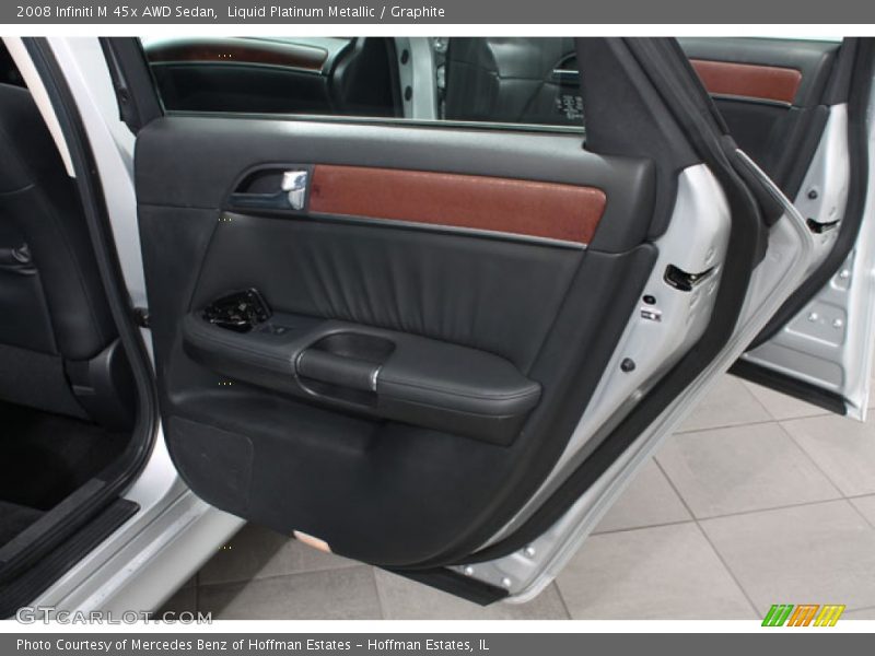 Liquid Platinum Metallic / Graphite 2008 Infiniti M 45x AWD Sedan