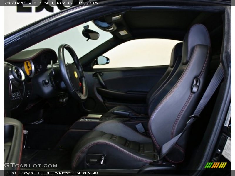  2007 F430 Coupe F1 Nero Interior