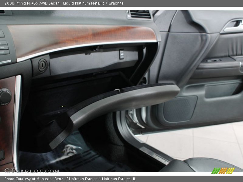 Liquid Platinum Metallic / Graphite 2008 Infiniti M 45x AWD Sedan