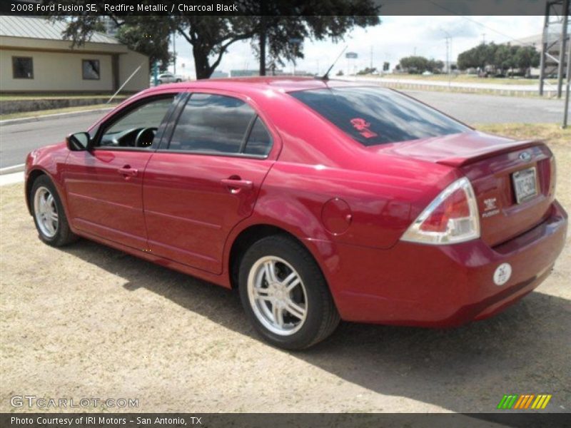 Redfire Metallic / Charcoal Black 2008 Ford Fusion SE